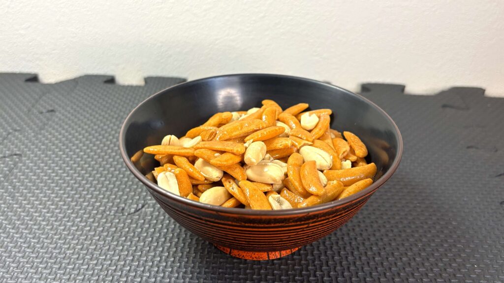 Japanese Rice Crackers with Peanuts